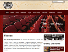 Tablet Screenshot of byrdtheatre.com